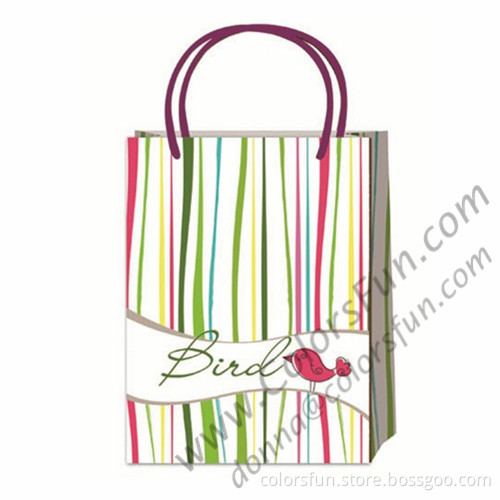 Customized paper shopping bags